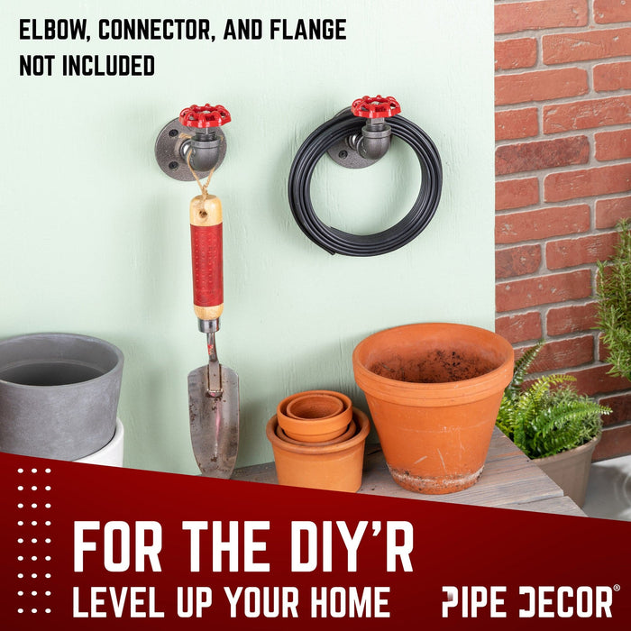 Red Industrial Spigot with Plug (2-Pack) - Sweatfully