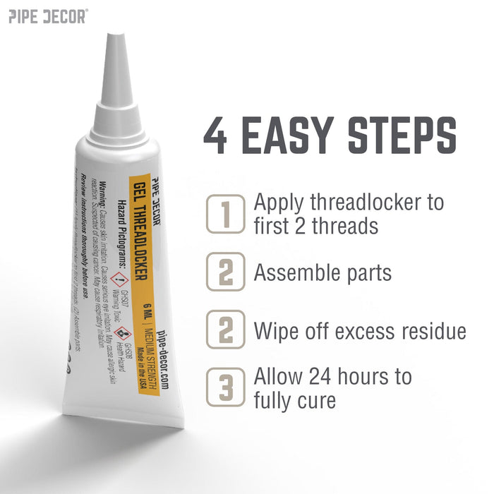 Threadlocker Gel Pipe Thread Sealant (3-Pack) - Sweatfully