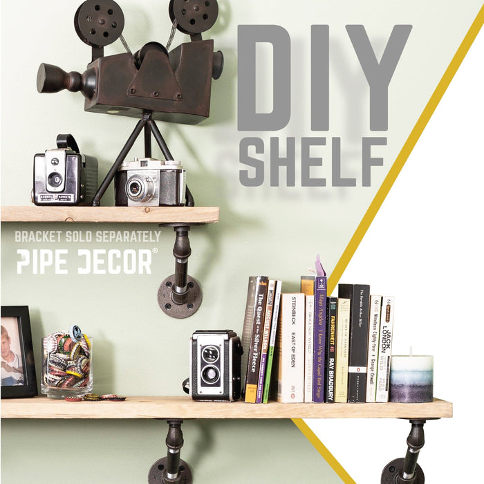RESTORE Driftwood Tan 36 in. Wood Shelf (Wood Only) - Sweatfully
