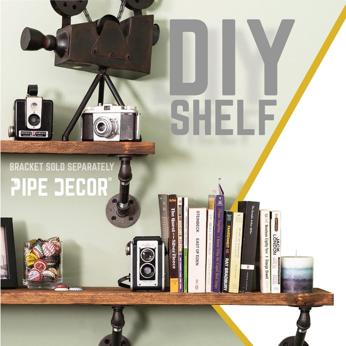 RESTORE Autumn Brown 36 in. Wood Shelf (Wood Only) - Sweatfully