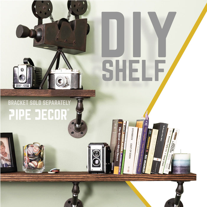 RESTORE Trail Brown 36 in. Wood Shelf (Wood Only) - Sweatfully
