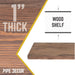 RESTORE Sunset Brown 36 in. Wood Shelf (Wood Only) - Sweatfully