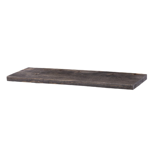 RESTORE Boulder Black 24 in. Wood Shelf (Wood Only) - Sweatfully