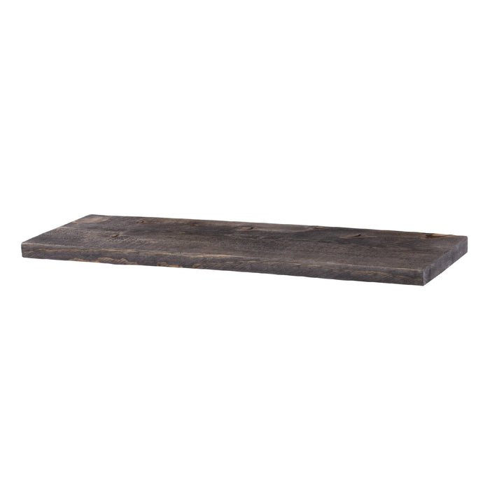 RESTORE Boulder Black 24 in. Wood Shelf (Wood Only) - Sweatfully