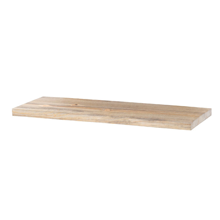 RESTORE Driftwood Tan 24 in. Wood Shelf (Wood Only) - Sweatfully