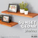 RESTORE Sunset Cedar 24 in. Wood Shelf (Wood Only) - Sweatfully