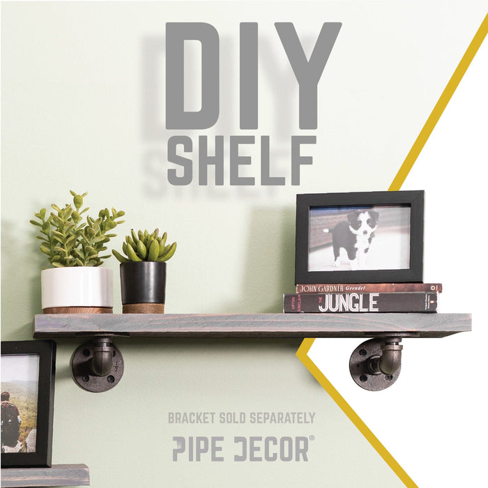 RESTORE Riverstone Grey 24 in. Wood Shelf (Wood Only) - Sweatfully