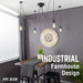 Black Spider Pendant Light with 4 Adjustable Arms - Sweatfully