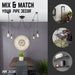 Black Spider Pendant Light with 4 Adjustable Arms - Sweatfully