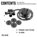Black Spider Pendant Light with 4 Adjustable Arms - Sweatfully