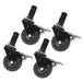 Swivel Caster Wheels for ½" Pipe (4-Pack) - Sweatfully