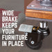 Swivel Caster Wheels for ½" Pipe (4-Pack) - Sweatfully