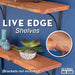 RESTORE Sunset Cedar 24 in. Live Edge Wood Shelf (Wood Only) - Sweatfully