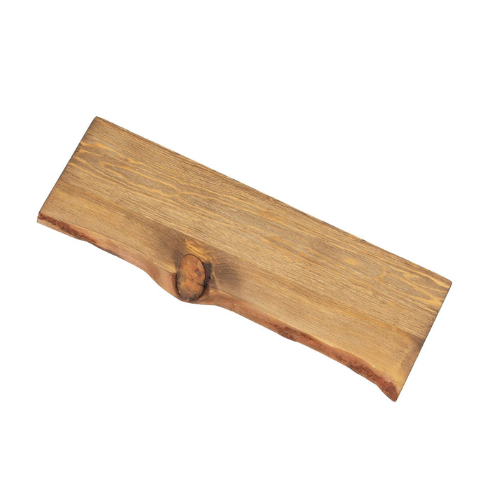 RESTORE Trail Brown 24 in. Live Edge Wood Shelf (Wood Only) - Sweatfully