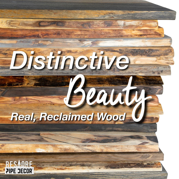 RESTORE Trail Brown 24 in. Live Edge Wood Shelf (Wood Only) - Sweatfully
