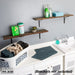 RESTORE Boulder Black 36 in. Live Edge Wood Shelf (Wood Only) - Sweatfully