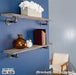 RESTORE Riverstone Grey 36 in. Live Edge Wood Shelf (Wood Only) - Sweatfully