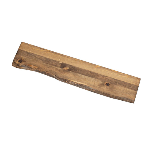 RESTORE Trail Brown 36 in. Live Edge Wood Shelf (Wood Only) - Sweatfully