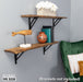 RESTORE Trail Brown 36 in. Live Edge Wood Shelf (Wood Only) - Sweatfully