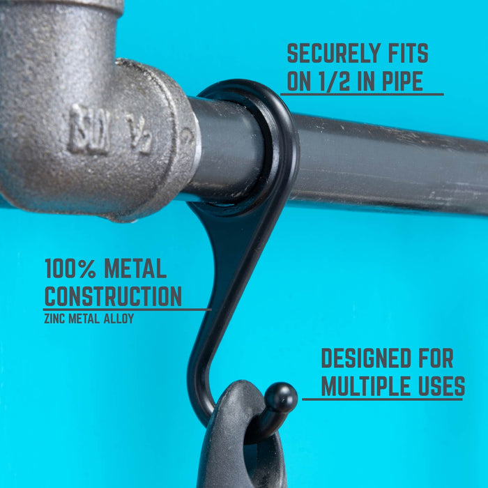 Pipe Hook for 1/2in. Black Pipe - Sweatfully