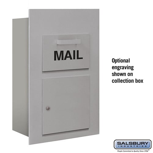 Salsbury Custom Engraving - Black Filled - for Aluminum Collection Unit - Sweatfully