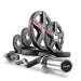 XMARK Texas Star Olympic Weight Plates and Curl Barbell Sets XM-3675-BLACK-3389-BAL-65 - Sweatfully