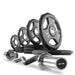 XMARK Black Diamond® Olympic Weight Plates and Curl Barbell Sets CROWBAR-CURL-BD-BAL-65 - Sweatfully