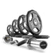 XMARK Black Diamond® Olympic Weight Plates and Curl Barbell Sets CROWBAR-CURL-BD-BAL-65 - Sweatfully