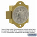 Salsbury Combination Lock - for 4B+ Horizontal Mailbox Door - Sweatfully