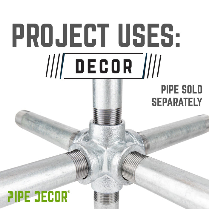 1/2 in. Galvanized 6-Way Fitting - Sweatfully