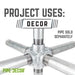 1/2 in. Galvanized 6-Way Fitting - Sweatfully