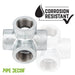 1/2 in. Galvanized 6-Way Fitting - Sweatfully