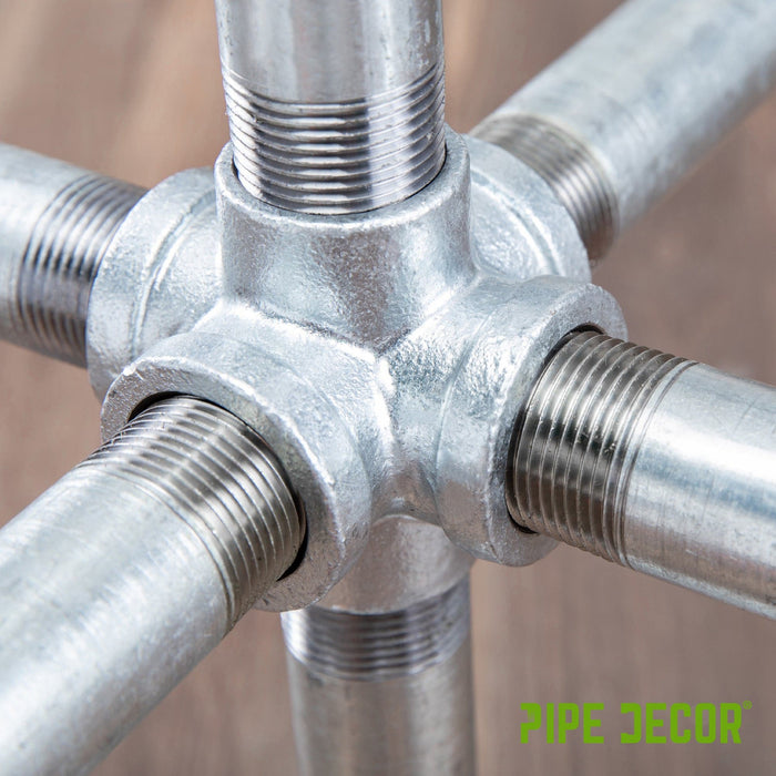 1/2 in. Galvanized 6-Way Fitting - Sweatfully