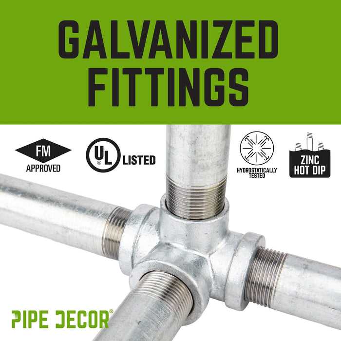 3/4 in. Galvanized 6-Way Fitting - Sweatfully