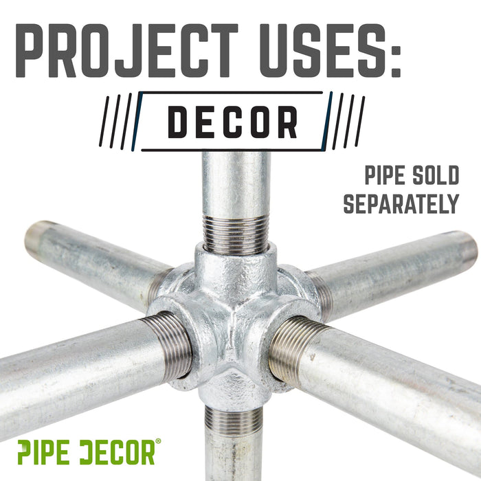 3/4 in. Galvanized 6-Way Fitting - Sweatfully