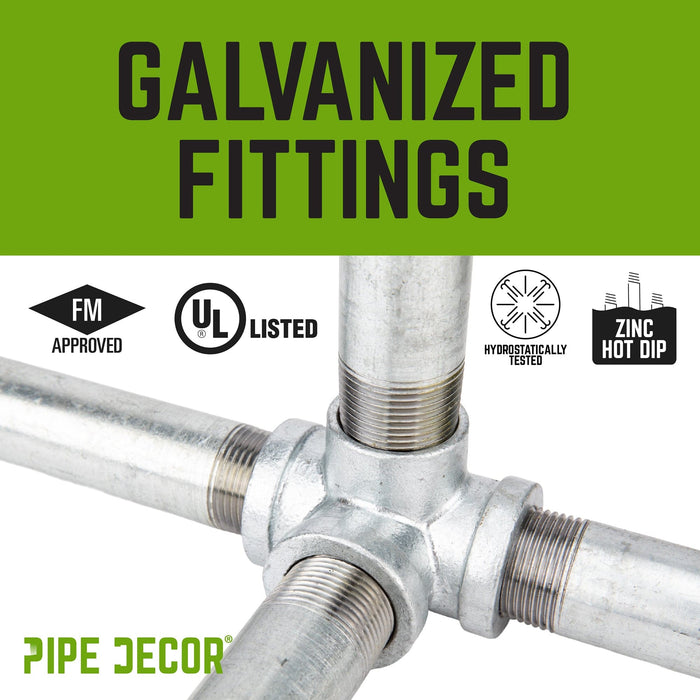 1 in. Galvanized 5-Way Fitting - Sweatfully