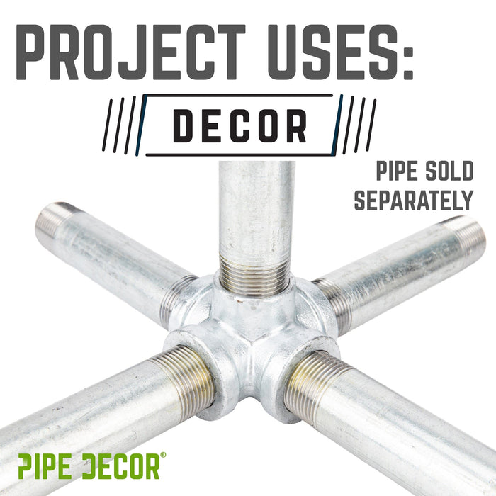 1 in. Galvanized 5-Way Fitting - Sweatfully