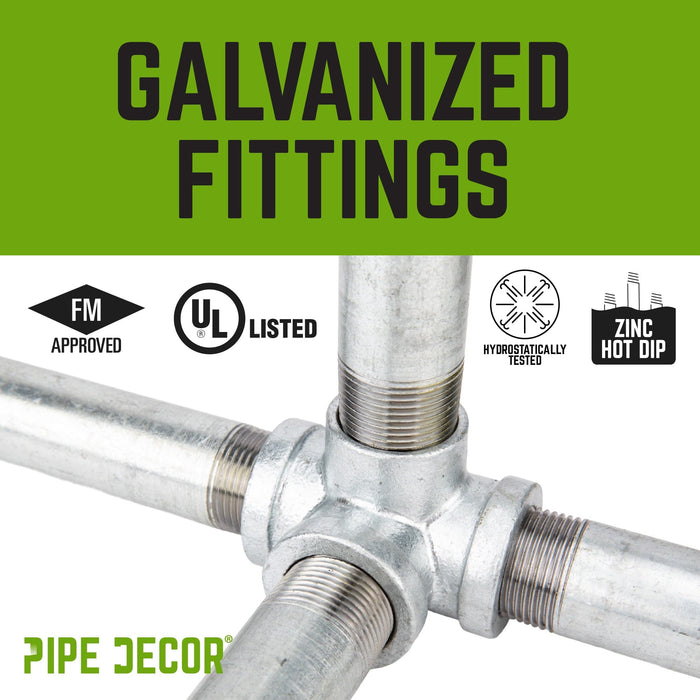 1/2 in. Galvanized 5-Way Fitting - Sweatfully