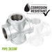 1/2 in. Galvanized 5-Way Fitting - Sweatfully