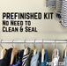 Galvanized Wall Mounted Double Hung Clothing Rack - Sweatfully