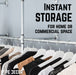 76.375 in. Galvanized Wall Mounted Clothing Rack, Double - Sweatfully