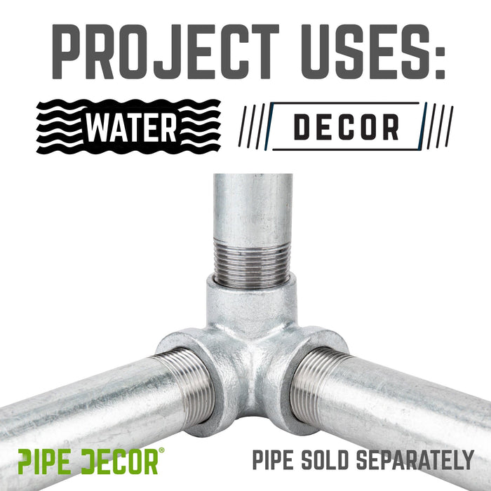 1 in. Galvanized Side Outlet Elbow - Sweatfully