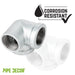 1 in. Galvanized Side Outlet Elbow - Sweatfully
