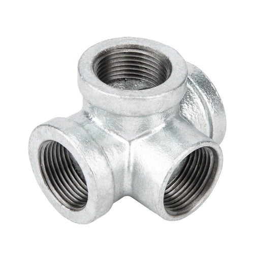 1 in. Galvanized Iron Side Outlet Tee - Sweatfully