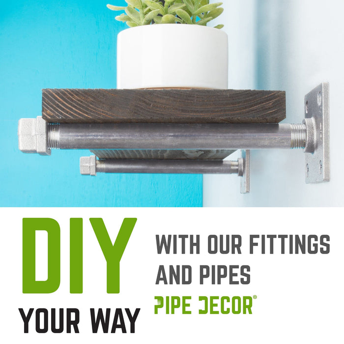 1 in. Galvanized Square Cap - Sweatfully