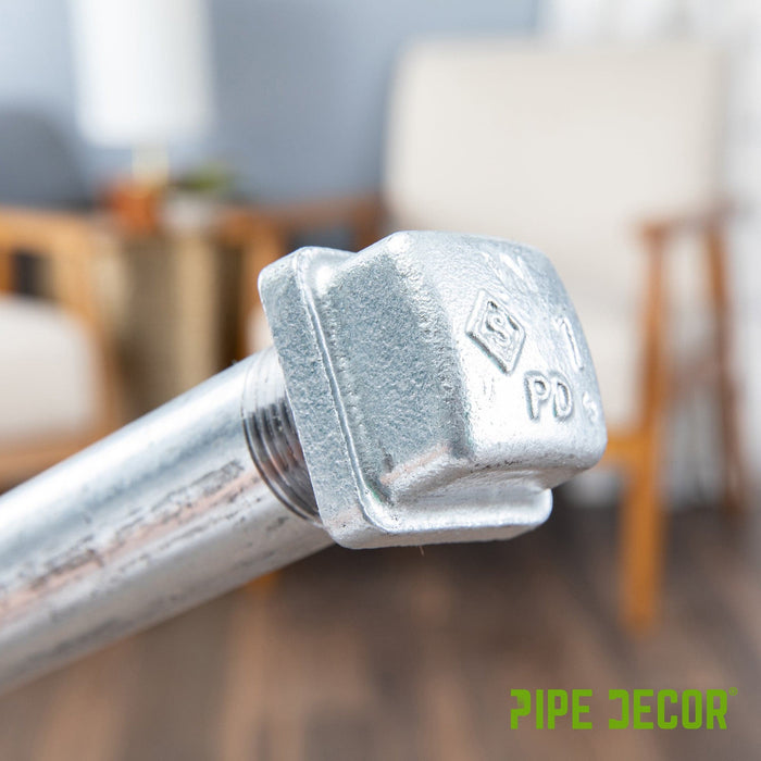 1 in. Galvanized Square Cap - Sweatfully