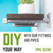 1/2 in. Galvanized Square Cap - Sweatfully