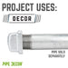 1/2 in. Galvanized Square Cap - Sweatfully