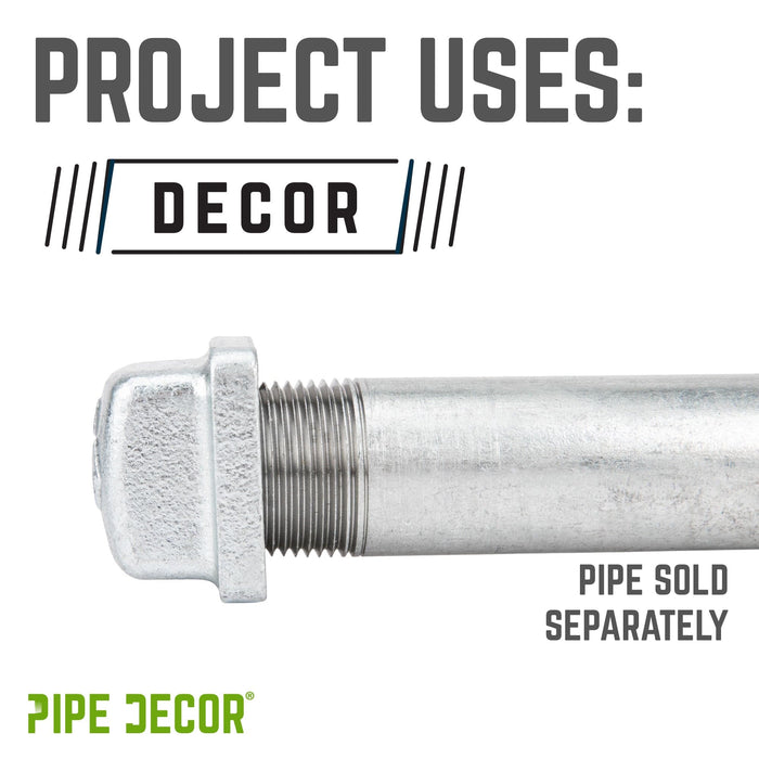 3/4 in. Galvanized Square Cap - Sweatfully