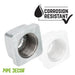3/4 in. Galvanized Square Cap - Sweatfully